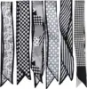 Black  white check