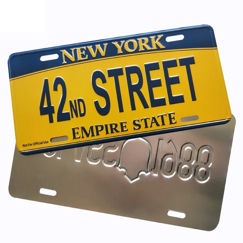 Индивидуальный дизайн CQB 241, красочный металлический автомобильный номерной знак для внедорожника