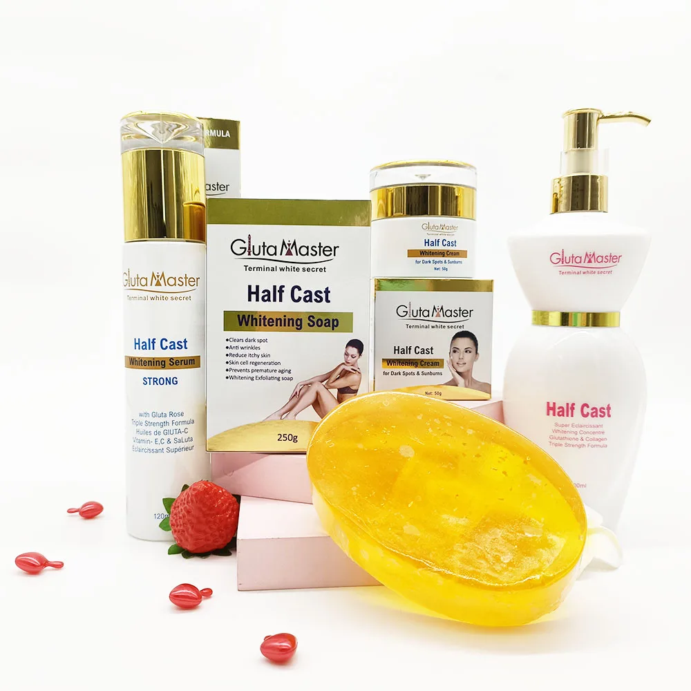 Sérum Gluta White Clarifiant 250ml - Glutathion & Collagène - Anti-âge & Anti-taches