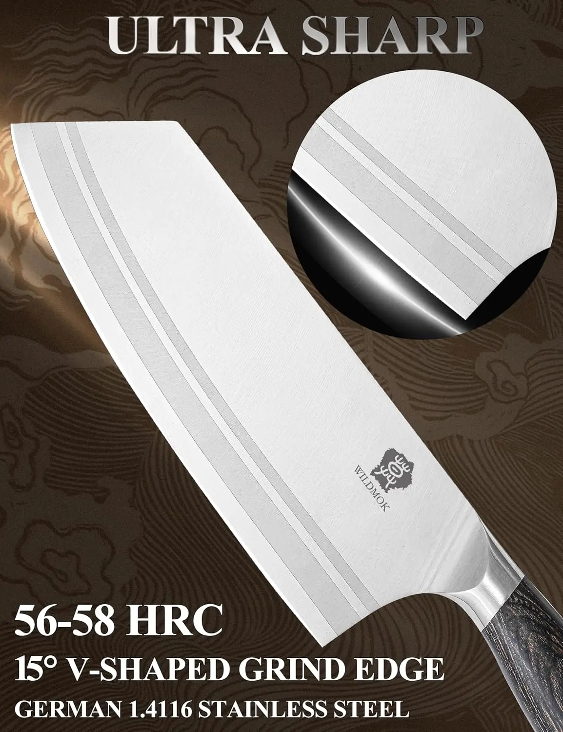 7-teiliges Chefmesser-set Aus Edelstahl Für Die Küche_voghion.com