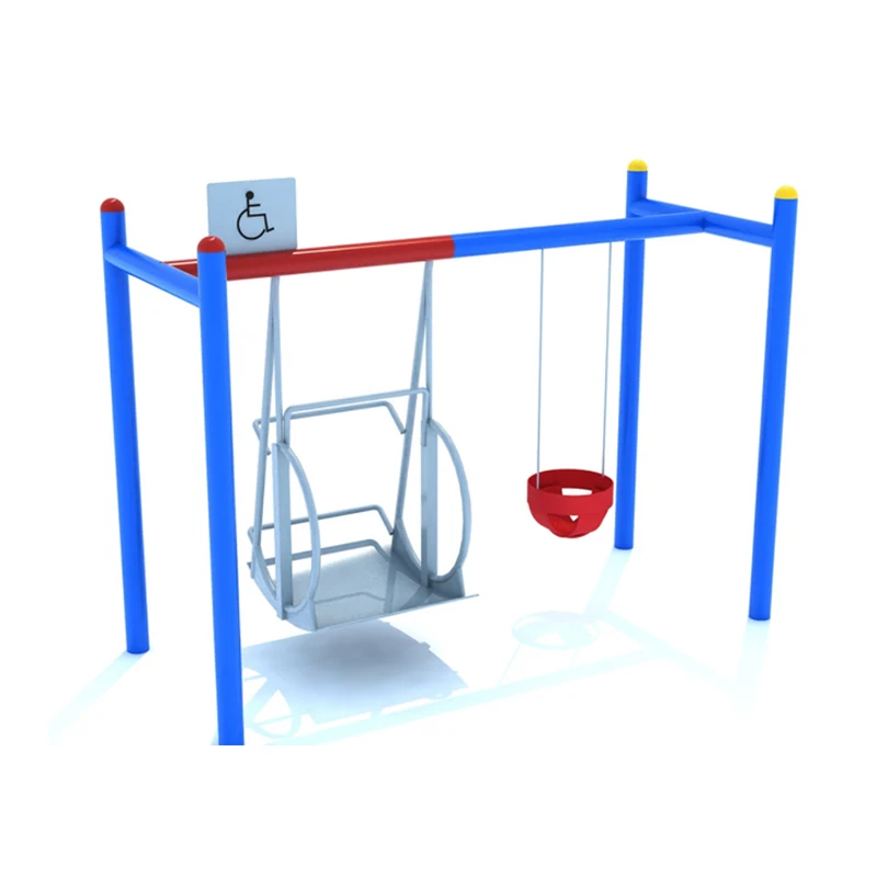 Качели для особых потребностей, оборудование для детских площадок, все доступные качели-коляски для парка