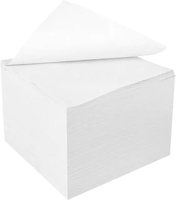 40X40CMNapkins 2 Layer White Napkins Soft Disposable Napkins for Kitchen, Party, Wedding, Dinner