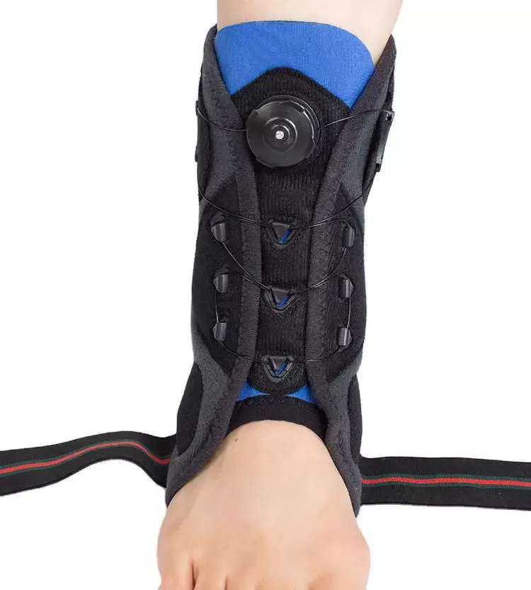 TJ-FM025 Adjustable Ankle Brace Foot Support Protect Ankle Foot Orthosis Brace for Pain Relief and Arthritis Recovery