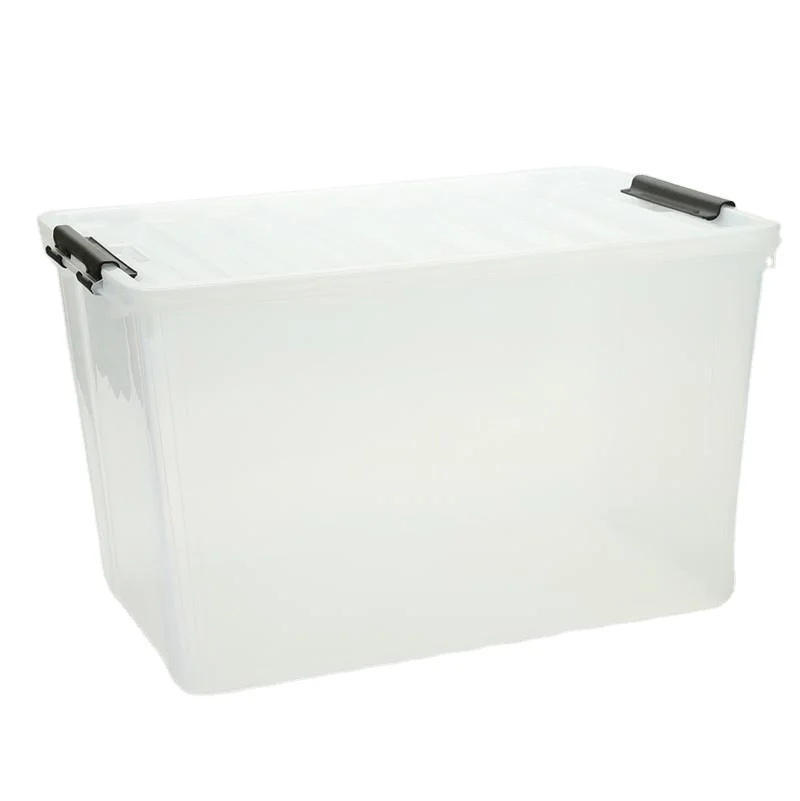 60l Large Clear Plastic Storage Container With Lid Plastic Storage Box ...