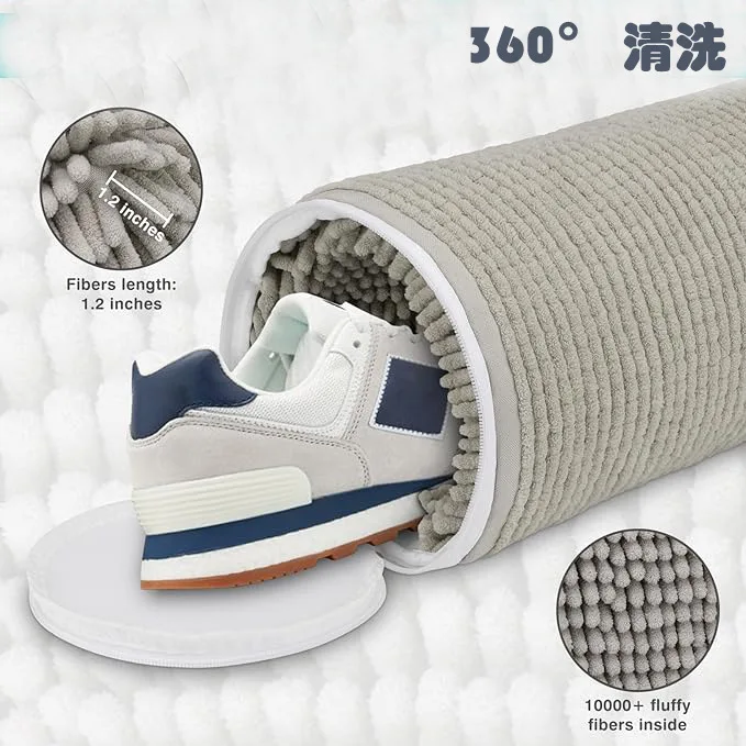 Лучшая цена Портативная стиральная машина мешок для стирки обуви 360 градусов Чистящая обувь