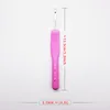 Pink TPR crochet hook - 6.0MM