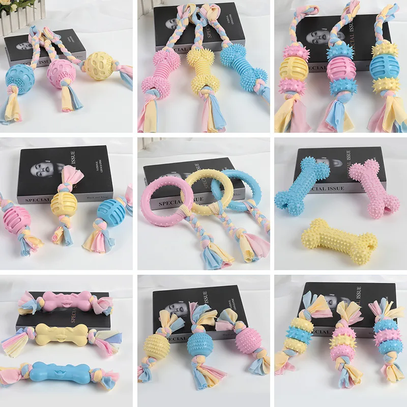 Hot Sale Chewing Pet Toys Unique Shape Small Pet Toy Cotton Rope Dog