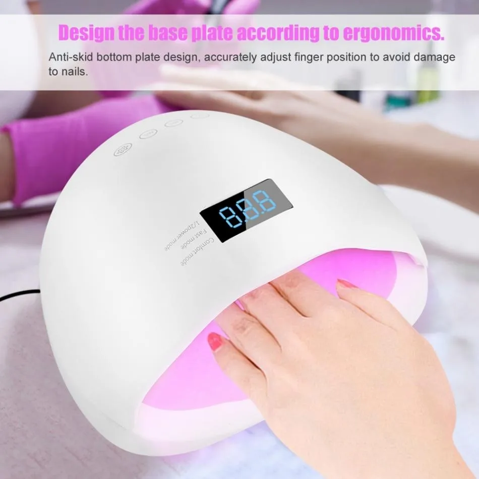 High Quality Cordless Smart Cure Uv Led Nail Lamp Gel Nail Dryer For Nail Salon 48w Buy Uv Led