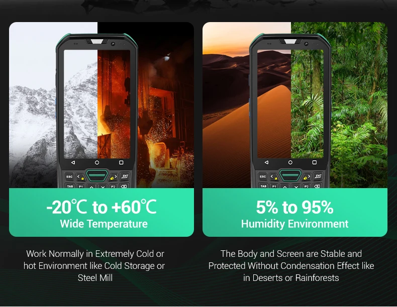 2022 New Android 11 Gms Ip68 Rugged Industrial Mobile Handheld Pda 1d