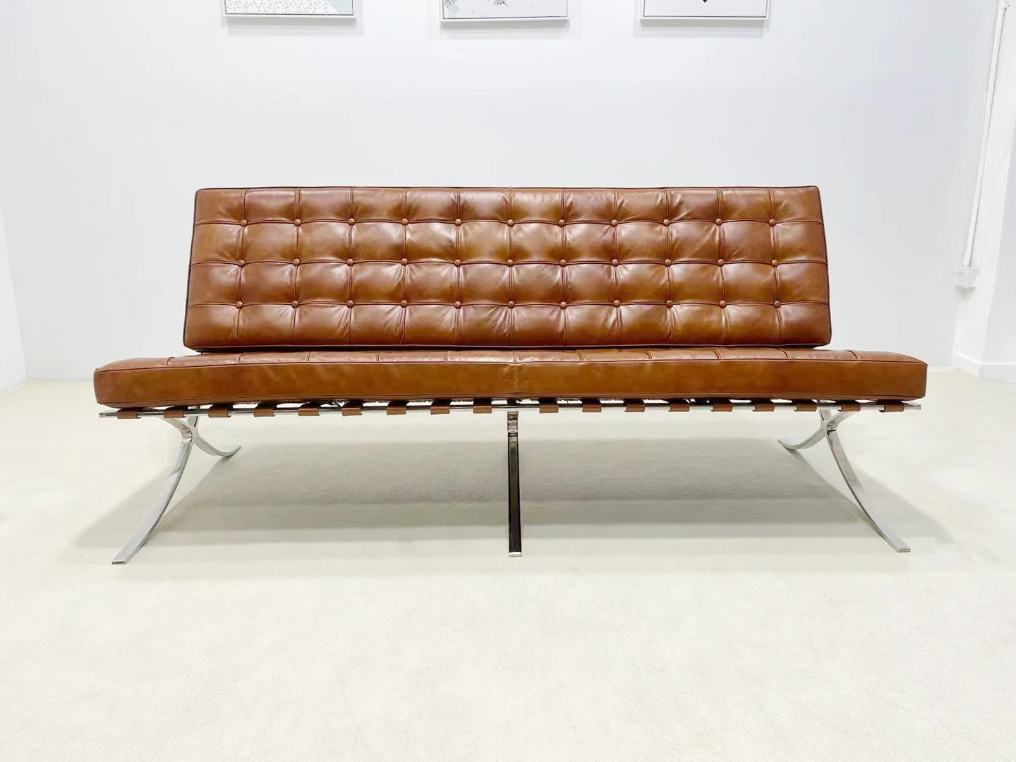 Leather Sofa 3 Sets  for Home Interior Decor