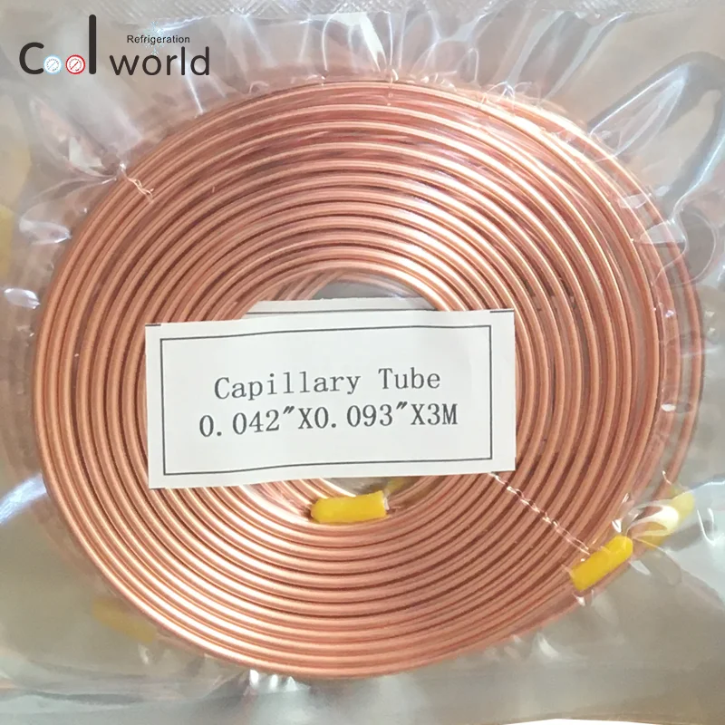 M Ft Copper Capillary Tube For Refrigeration Air Conditioner Buy