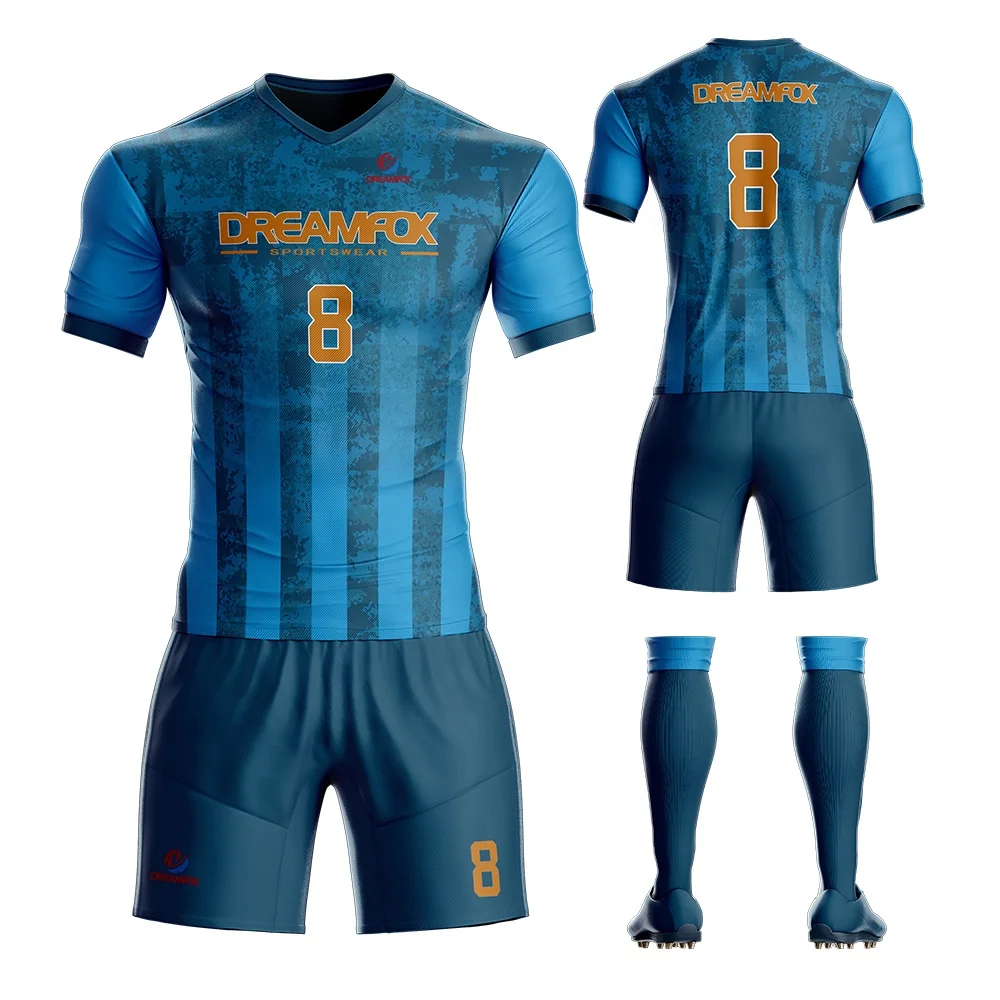 Dye Full Sublimation Custom Soccer Jersey Digital Printed Polyester Team  Training Soccer Uniform - China Football Jerseys and Soccer Jerseys price