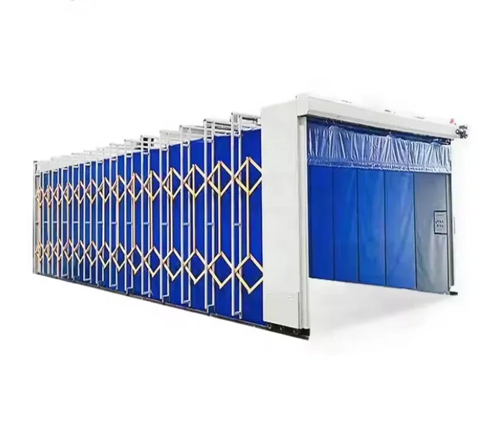 Space Saving Removable Retractable Paint Booth Outdoor Use With Water Curtain CE Certified for Car Painting
