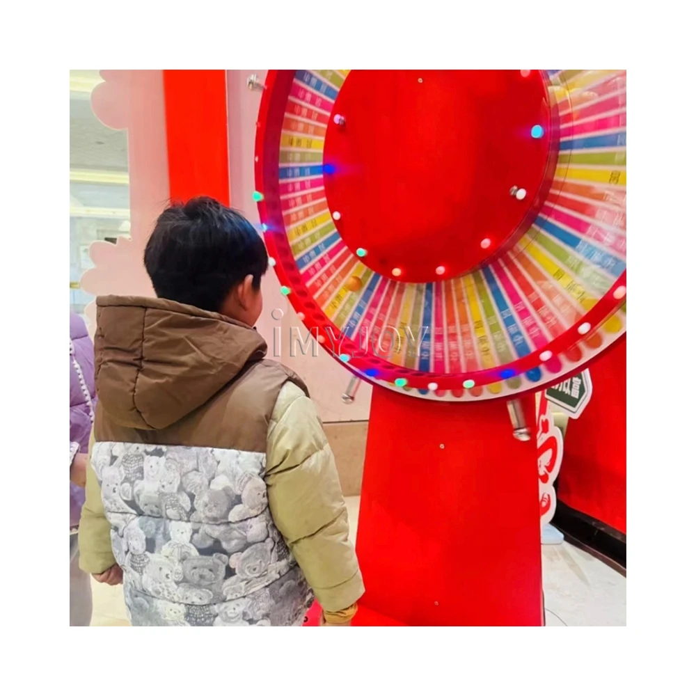 电动活动道具互动幸运彩票抽奖360度发光二极管灯宾果轮盘赌旋转有奖轮带支架