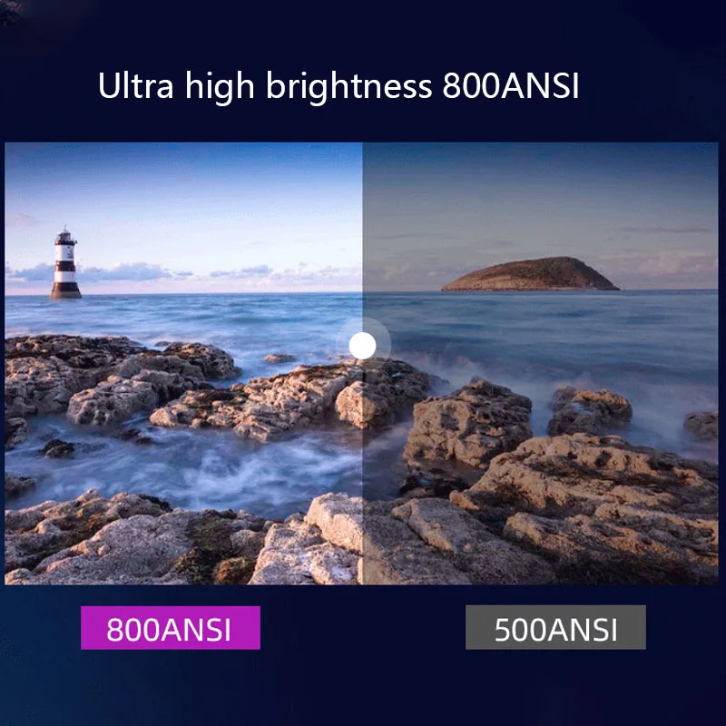 Мини-проектор для смартфона Windows h4 lcd видео hd китайская av видео aurora с батареей 4k 2160p