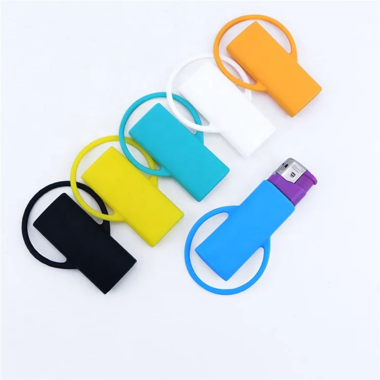 cigarette lighter cover Personalized Creative Silicone Rubber Lighter Case Cover Silicone Lighter  Holder Lighters Smoking Accessories