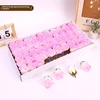 Pink&PurpleSpray-PaintedSoap Flowers