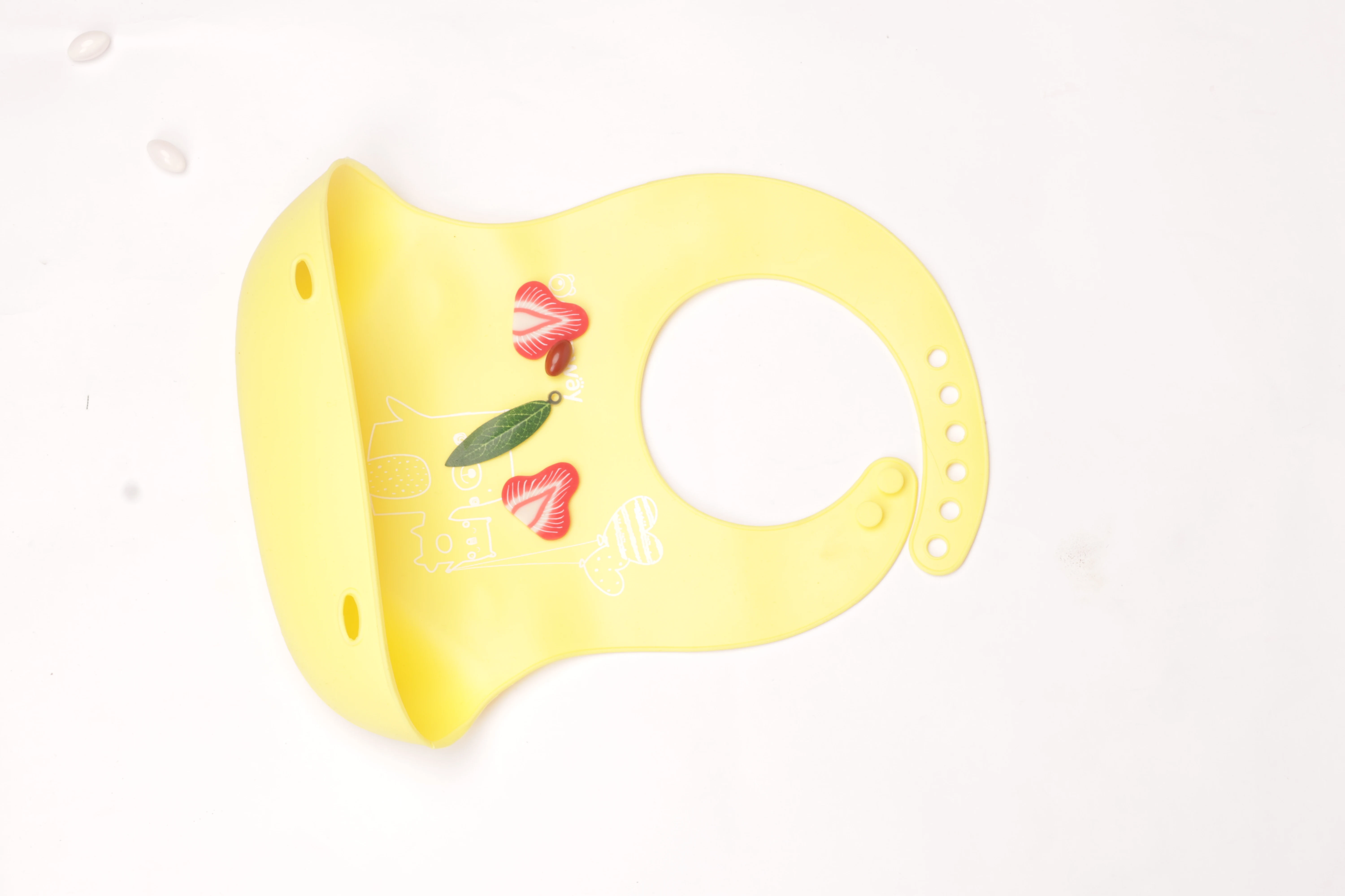 Горячая продажа Детские силиконовые нагрудники милые животные Бегемот нагрудник