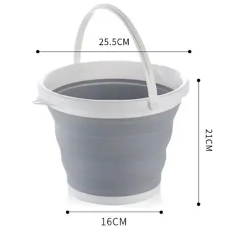 Collapsible bucket outdoor and fishing products household convenient cleaning tools