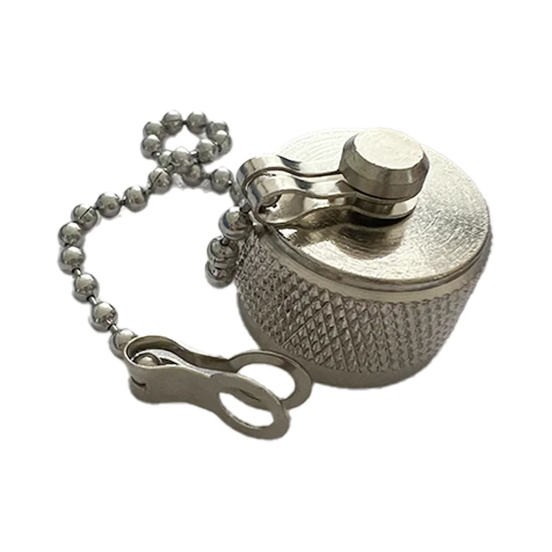 product hot style n dust cap for rf connector protector n male dust cap with chain-2