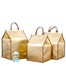 Eco Friendly Grocery Ice Cream Non Woven Insulated Cooler Bag