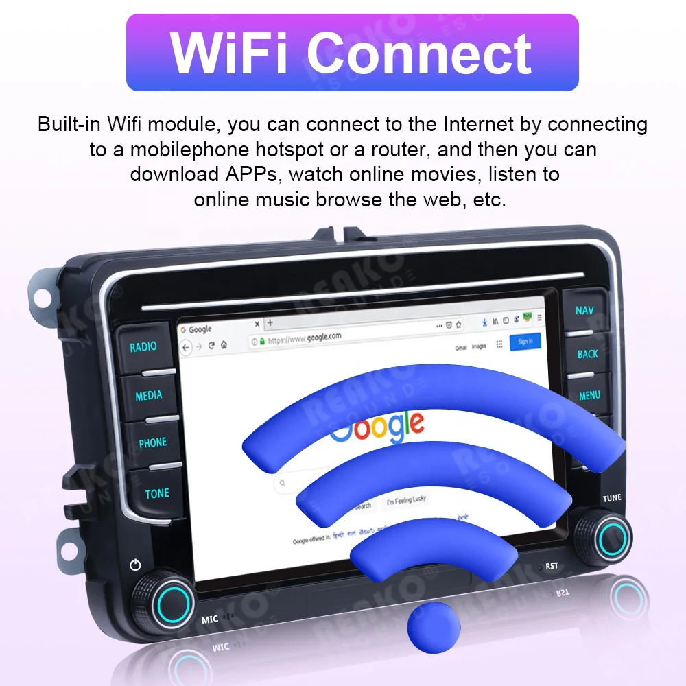 Android Car Radio Stereo Player 7'' Original Car Style for Volkswagen VW Golf 5 Polo Passat B6 Touran Polo Sedan Tiguan Jetta