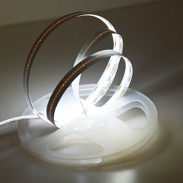 New Arrivals CCT Warm/Cold White DC5V COB Strip LED 640LEDs/M Flexible COB LED Light Strips