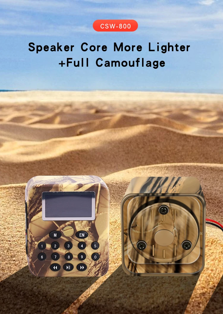 Hot Sale Waterproof Mix Voice Bird Caller Mp3 80W Duck Voice Call With ...