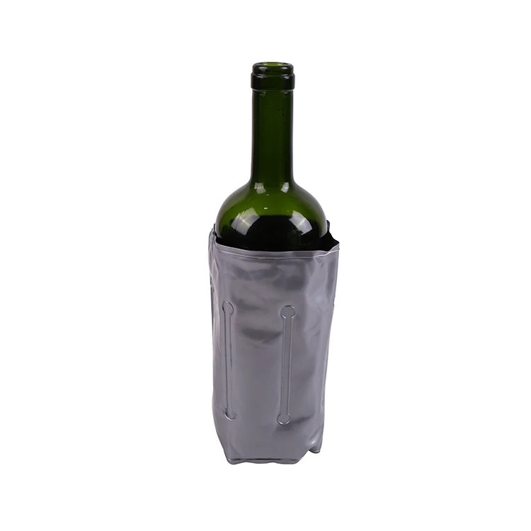 Wine Bottle Cooler Sleeve Pvc Wine Wrap Pack Top Bottle Cooler Pack