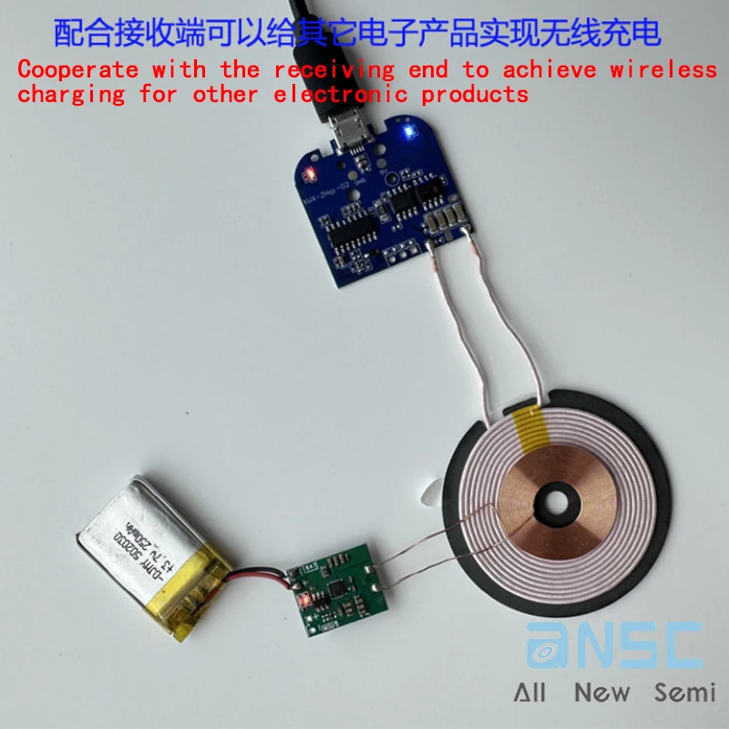 Qi universal custom-made wireless fast charging coil pcb copper wire coil