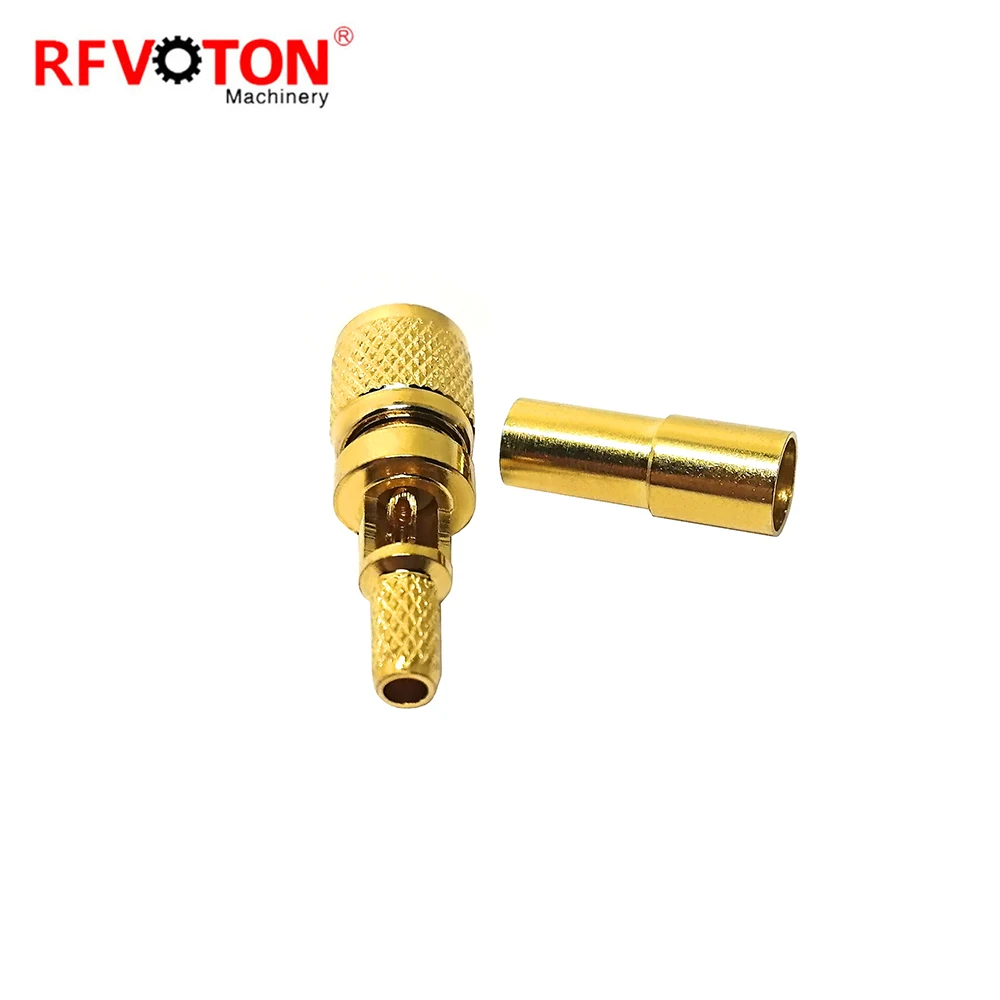 Circular Connector Microdot 10-32 L5 M5 Male Connector For Rg174 Rg316 Cable details