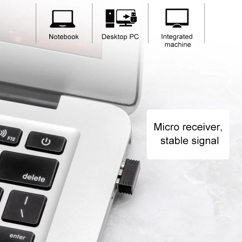 Wireless Mute Gaming Mouse 2400dpi Usb Receiver, Logitech G435