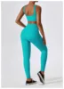 blue green bra set