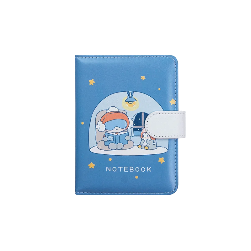 Custom Dotted Journal Pocket Note Book A6 Hardcover Diary Cute Leather Notebook With Magnetic Lock