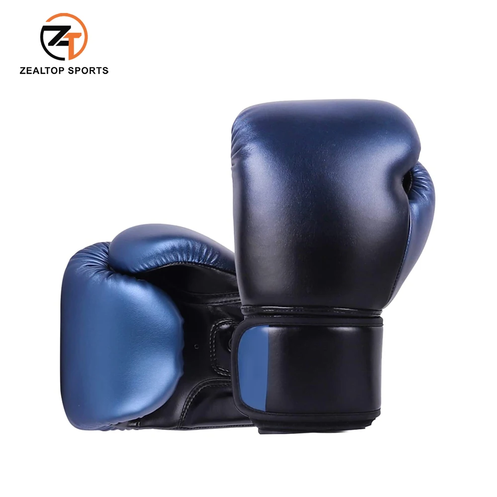 Оптовые поставки Wolon собственные Профессиональные боксерские перчатки 8 унций/10 унций/12 унций/14 унций/16 унций из ПУ кожи Oem