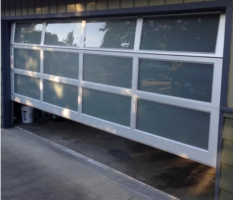 Smart Automatic Horizontal Sectoral Garage Door Design Glass Fielding Steel Jst Sectional Door Fiberglass Sliding New Waterproof
