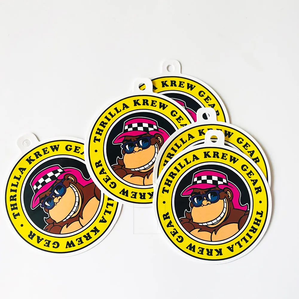 Uv Protective Print Durable Brand Advertising Vinyl Sticker Hang Tag