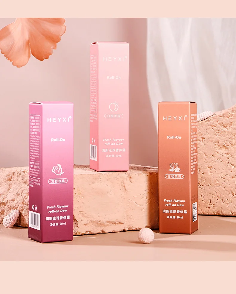 Travel Roll On Ball Vegan Natural Deodorant Private Label Portable 3 Fragrances Body