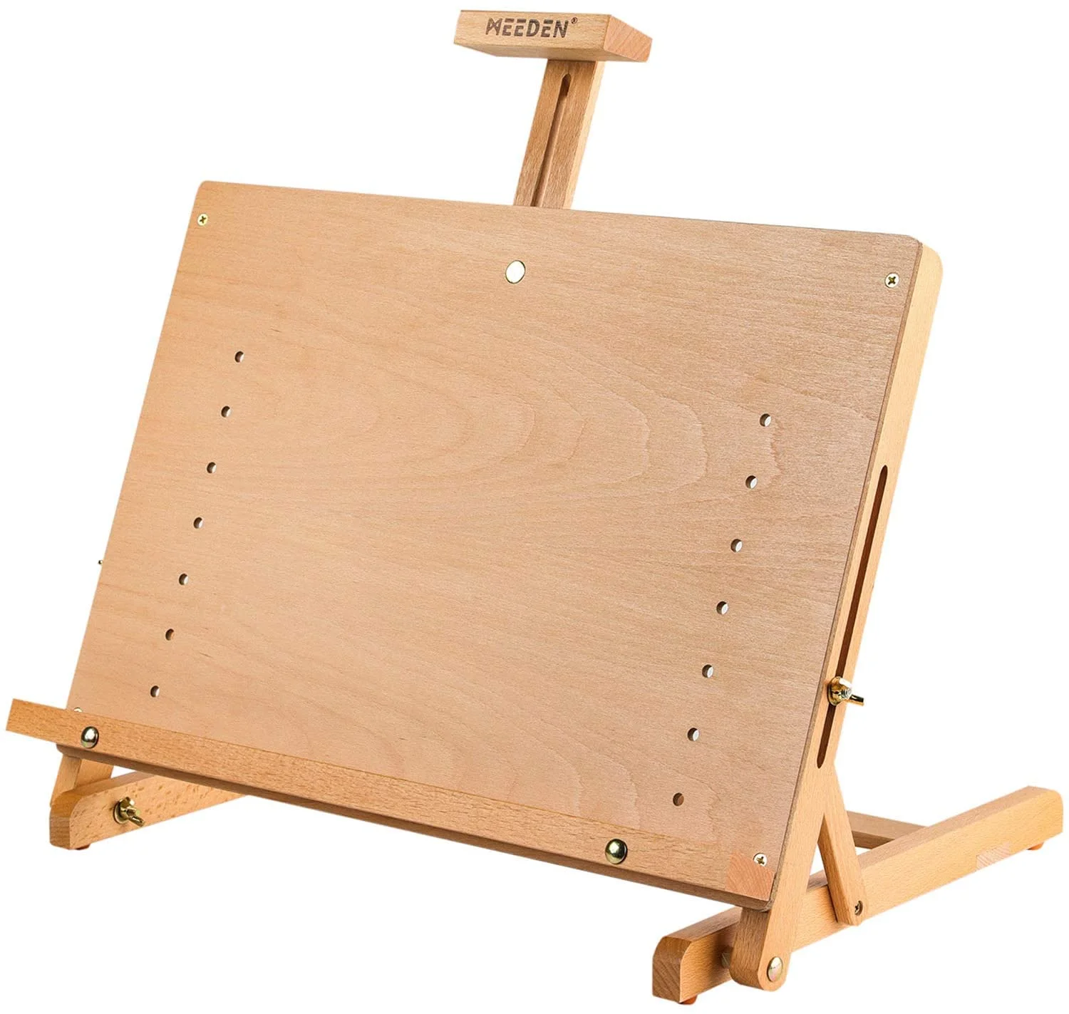 MEEDEN Kids Tri-sided Easel, Solid Beechwood with