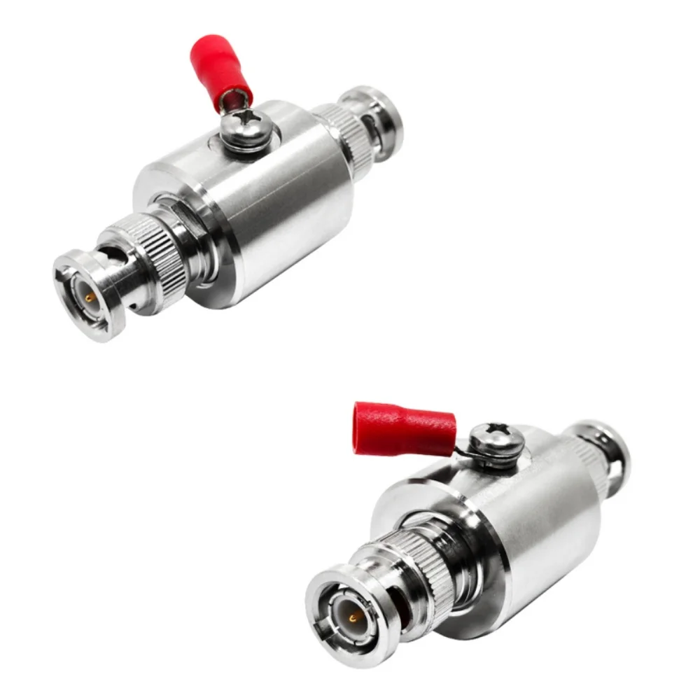 0–3 GHz Blitzschutzgerät / Blitzableiter, BNC-Stecker-männlich zu BNC-Stecker-männlich, RF-Koaxialverbinder, Überspannungsschutzgerät
