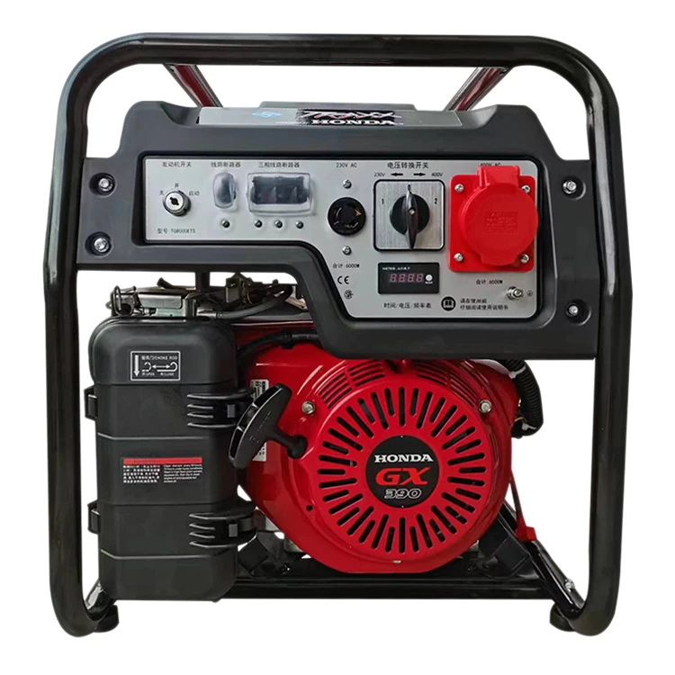 Honda Generator 3-phase 220 Volt 220v 7000 Watts 7kw Electricity Power Gasoline Generators for Home Electric