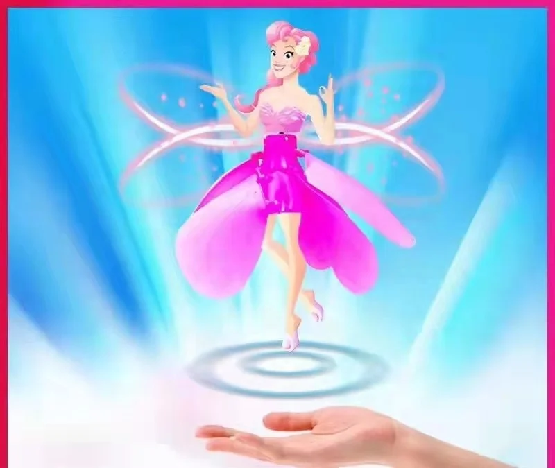 Induction Induction USB Elf Fairy Toy Mini Infrared Induction Flying Toy Infrared Sensor Flying Aircraft for Children