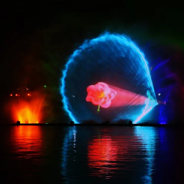 Fenlin 3D Large Outdoor Water Screen Fountain Hologram Projection for Outdoor Fountain Projector