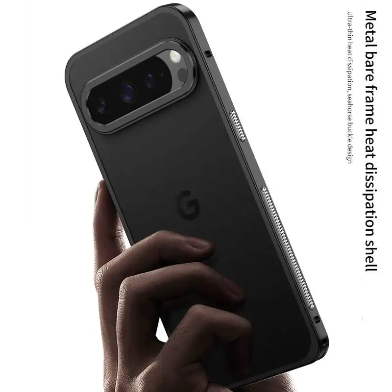 DYONG Fashion Mobile Phone Case for Google Pixel 10 Pro XL 9 8 7 360 Aluminum Metal Frame Lens Protective Mobile Accessories