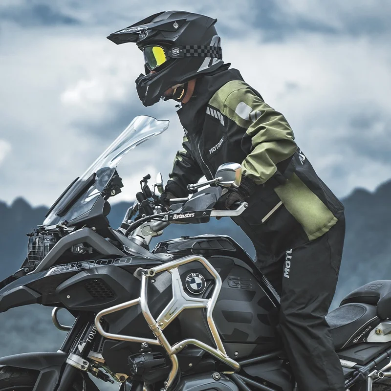 ジャケット・アウター WARP & WOOF Motorcycle Short Riding Coat Motowolf Motorcycle Riding Waterproof Raincoat RC1 - All Seasons