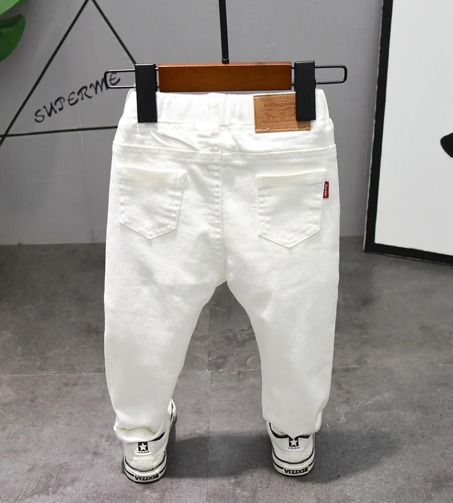 White ripped jeans kids fashion