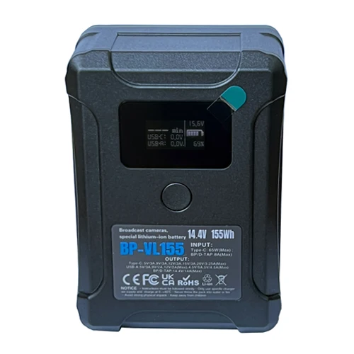 V-Mount BP-VL155 155Wh Li-ion Battery for RED KOMODO & Sony FX9