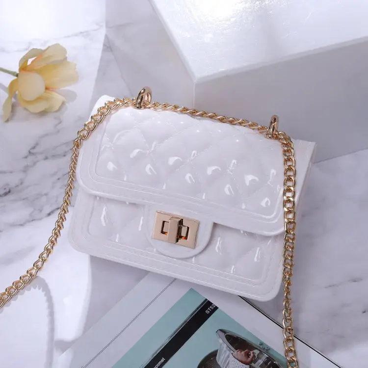 Sh1449 Luxury Chain Jelly Handbag Fashion Designer Women's Bag