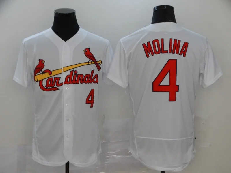 Wholesale St. Louis City #28 Nolan Arenado #46 Goldschmidt Cheap White  Stitched Cardinals Men's Uniform Baseball Jersey From m.