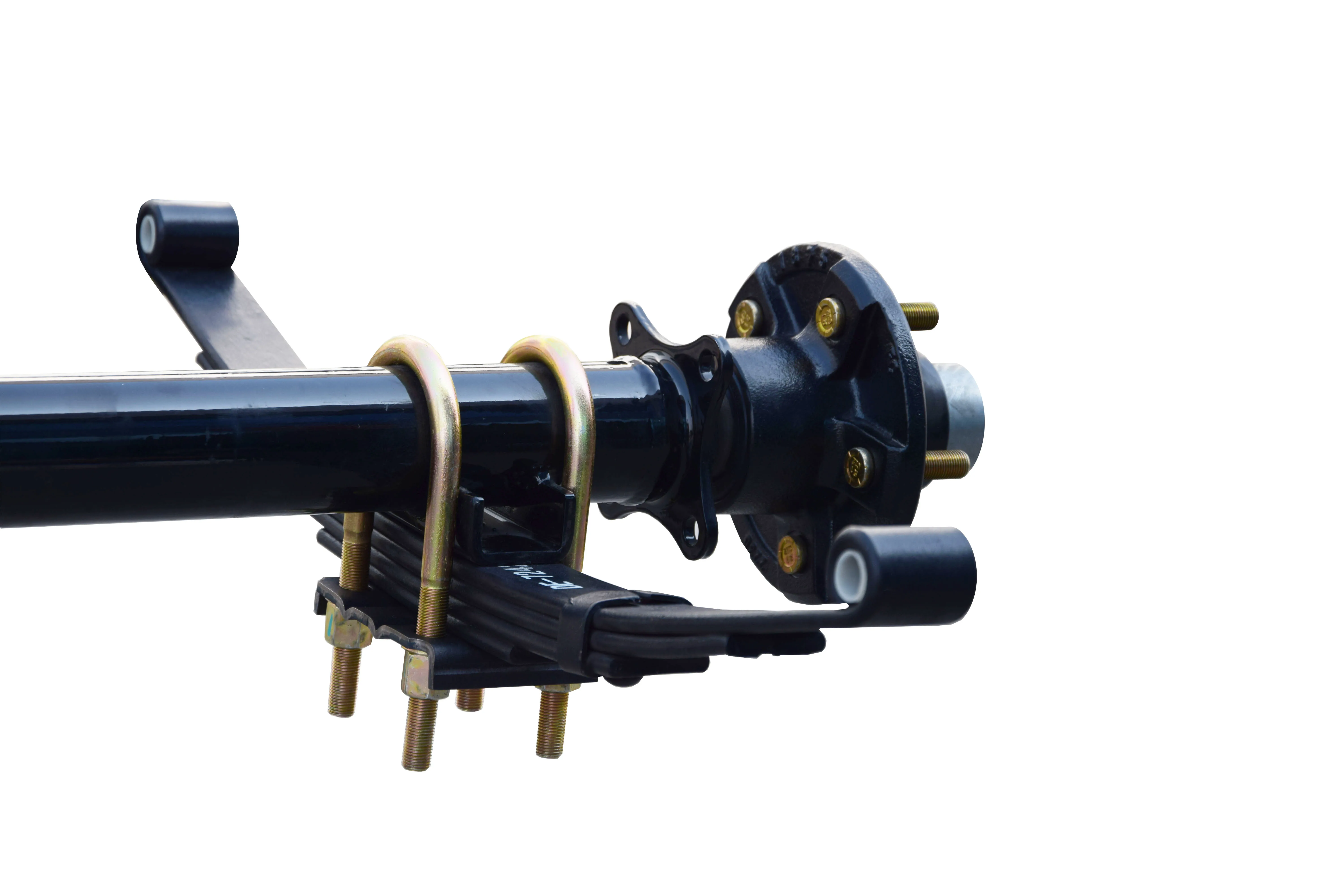3500lbs Tandem Trailer Axle Suspension Kit - Includes 4 Leaf Springs, U-Bolts & Hanger Kit